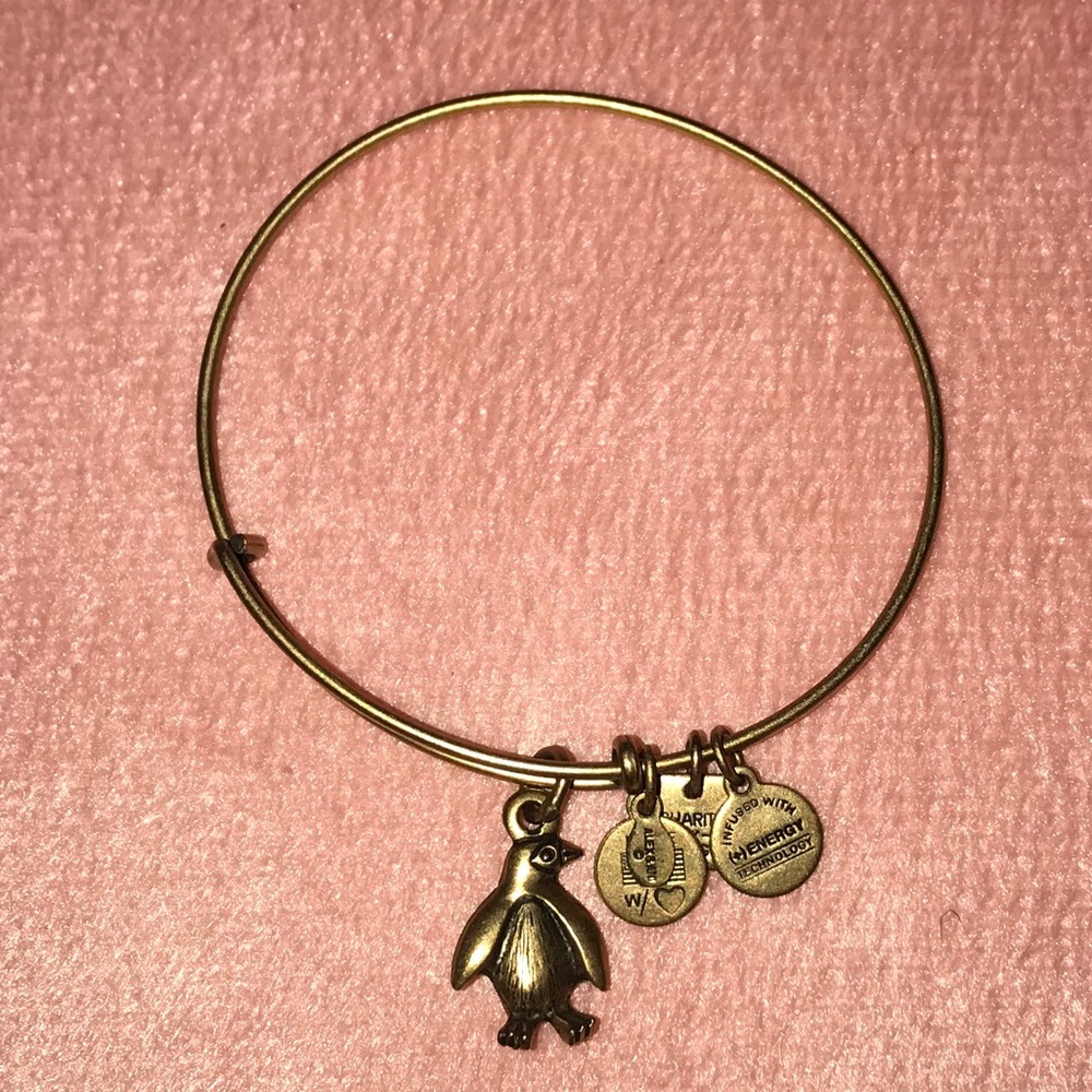 Gold finish Penguin Alex and Ani